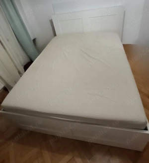 de vanzare patul intreg cu saltea si cadru
