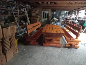 masă rustică, robustă  - imagine 2