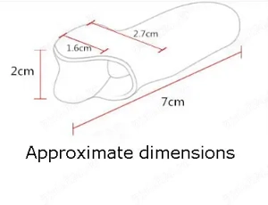 Orteza Separator Degete Picior Hallux Valgus, Corector pozitie Deget Protectie Mont Set 2 buc - imagine 3