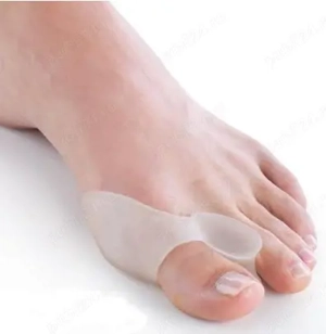 Orteza Separator Degete Picior Hallux Valgus, Corector pozitie Deget Protectie Mont Set 2 buc