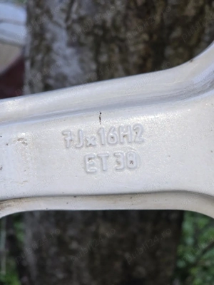 vând jante vw Rial 16" 5x112 cu anvelope vara 205/55 r16 - imagine 5