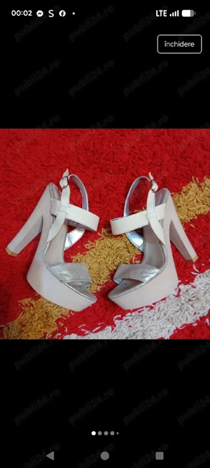 Sandale dama cu platforma si toc inalt