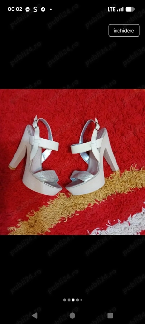 Sandale dama cu platforma si toc inalt - imagine 5