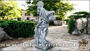 Statuetă domnița cu ulcea, gri patinat, model S16. - imagine 5