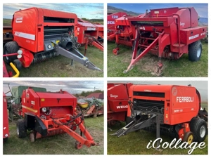 Presa rotunda 120x120 Welger  Mascar  Gaspardo krone fella 