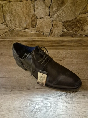 Pantofi barbati Bugatti, maro închis, marimea 41 - imagine 4