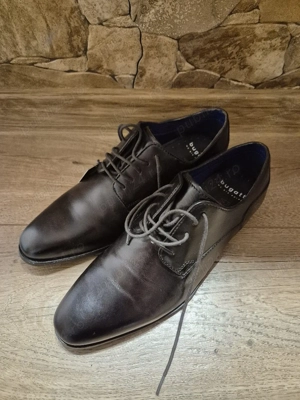 Pantofi barbati Bugatti, maro închis, marimea 41 - imagine 2