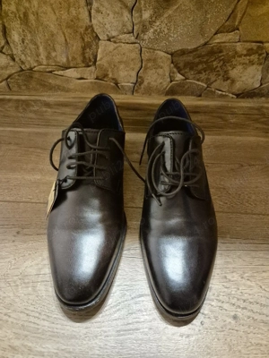 Pantofi barbati Bugatti, maro închis, marimea 41 - imagine 3