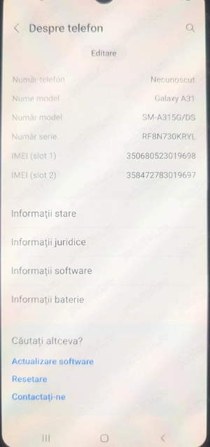 Vand telefon mobil Samsung Galaxy A31 și un J3, un Xiaomi Redmi 9 și o tabletă Samsung Galaxy Tab3 - imagine 5