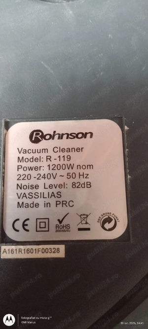 aspirator Rohnson 119  - imagine 4