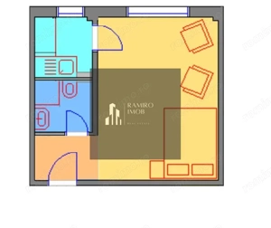 Garsoniera renovat ultracentral - Piata Alba Iulia /Matei Basarab - imagine 3