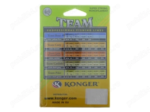 Fir Monofilament somn Konger Team Catfish, dark grey (gri inchis), 200-250m (0.45mm-0.80mm) Made EU - imagine 5
