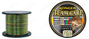 Fir monofilament pescuit crap Konger Team Carp 600m 100m, 0.20-0.40mm, curcubeu (rainbow)