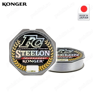 10 role fir monofilament inaintas de 30m Konger Steelon FC Tournament, 0.08-0.20mm, Made in Japan