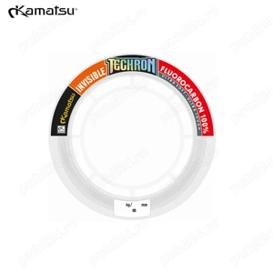 Fir fluorocarbon inaintas Kamatsu Techron Hard Invisible 10m (0.41-1.02mm) pt stiuca, somn, salau