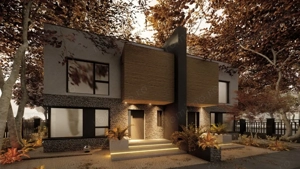 Zona Chitila – strada Ana Ipătescu | Vilă individuală cuplată P+1 | construcție 2025