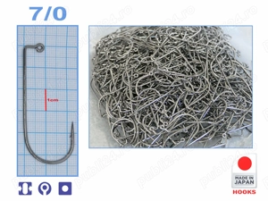 Carlige Jig neturnate AB Aberdeen Jig, 3 0 - 1000buc bulk, fabricate in Nishiwaki Japonia