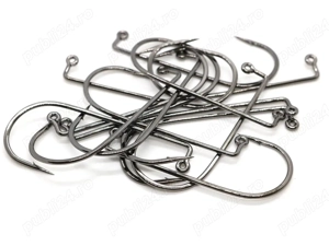 Carlige Jig neturnate AB Aberdeen Jig, 4 0 - 1000buc bulk, fabricate in Nishiwaki Japonia - imagine 5