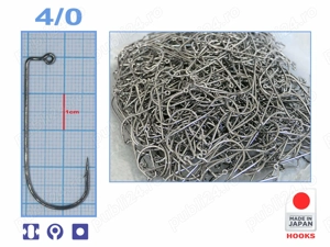 Carlige Jig neturnate AB Aberdeen Jig, 4 0 - 1000buc bulk, fabricate in Nishiwaki Japonia