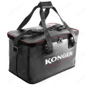 Geanta pescuit Konger EVA Big Box 45x27x20cm, 100% impermiabila (pliabila)