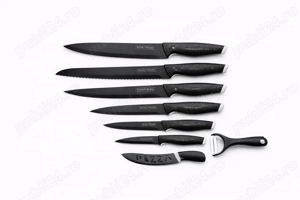 Set cutite bucatarie Royalty Line 7 piese antiaderent cu peeler