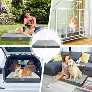 Pat ortopedic pentru câini de talie mare - imagine 4