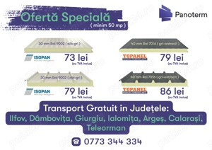 Panou Sandwich Perete & Acoperis 