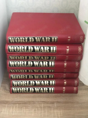 WORLD WAR II HISTORY, Publishes in 1972 by Orbis, 8 volume