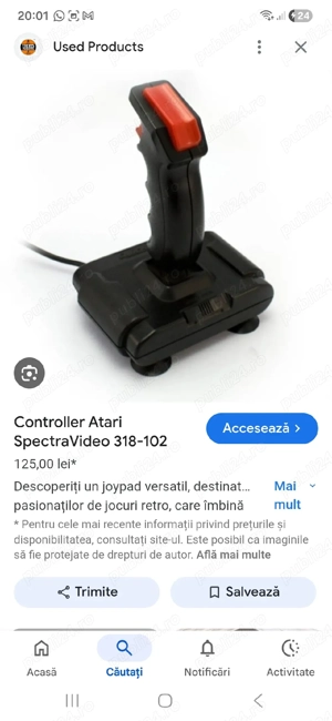 jocuri Atari diischetă joisticuri - imagine 4