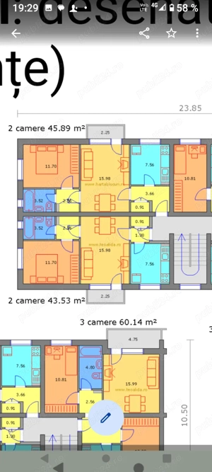 Apartament cu 2 camere de vanzare Brad - imagine 3