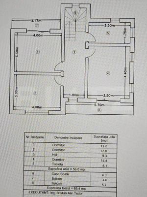 Vila 4 camere, 147 mp, zona Hlincea - imagine 9