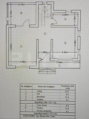 Vila 4 camere, 147 mp, zona Hlincea - imagine 8
