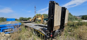 Trailer extensibil Faymonville 4 axe, rampe hidraulice - imagine 3