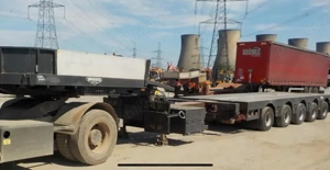 Trailer extensibil la 24 m, 5 axe, Broshuis - imagine 5