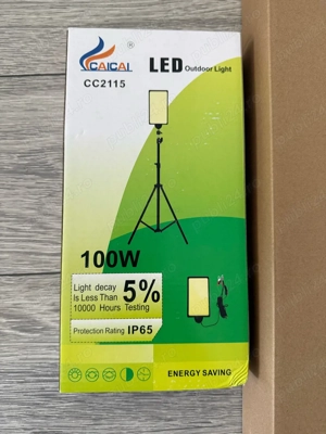 Lampa led 100 W, IP65pentru pescuit, gratar, garaj