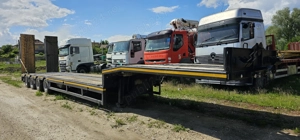 Trailer Faymonville 4 axe, rampe hidraulice - imagine 5