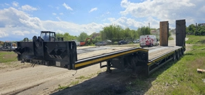 Trailer Faymonville 4 axe, rampe hidraulice