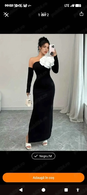 Rochie lunga de ocazie  - imagine 2