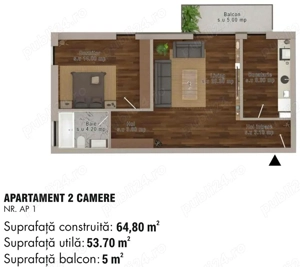 Apartament 2 Camere MRS COUNTRY  - imagine 8