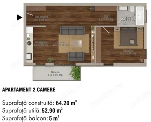 Apartament 2 Camere MRS COUNTRY  - imagine 10