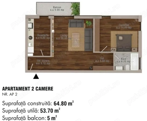 Apartament 2 Camere MRS COUNTRY  - imagine 9