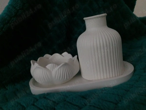 ornamente din ciment alb 