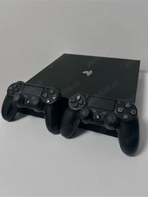PS4 Pro 1TB   SUPER OFERTĂ | 2 controllere originale (1 NOU) + 5 jocuri