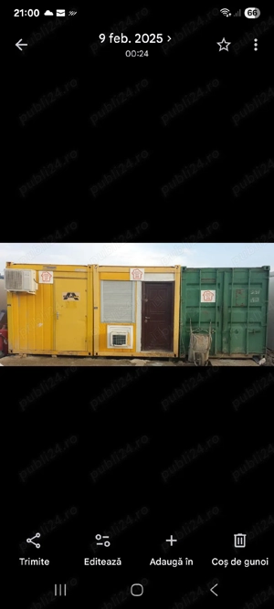 De închiriat Containere de Birou .Locuit și Depozitare 