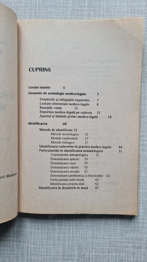 Odonto stomatologie medico legala Vasile Astarastoae 1995 - imagine 2