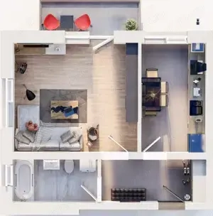 garsoniera si cu plata in transe   - imagine 10