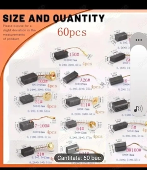 carbuni ,perii pentru scule electrice  - imagine 4