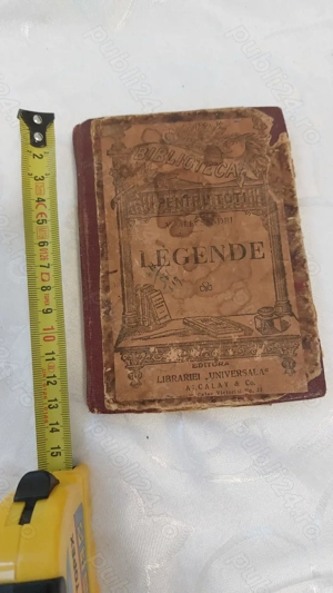 Carte veche V. Alecsandri   Legende (cca. 1900) =