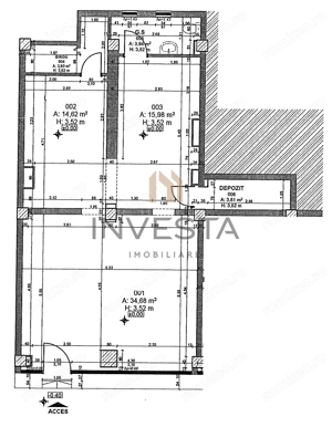 Spatiu comercial de inchiriat - 81mp - zona Kaufland Marasti - imagine 2