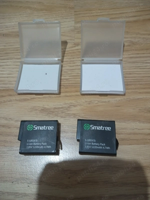 2 baterii Smatree S-LB5 (V3)pentru GoPro Hero 5 6 7